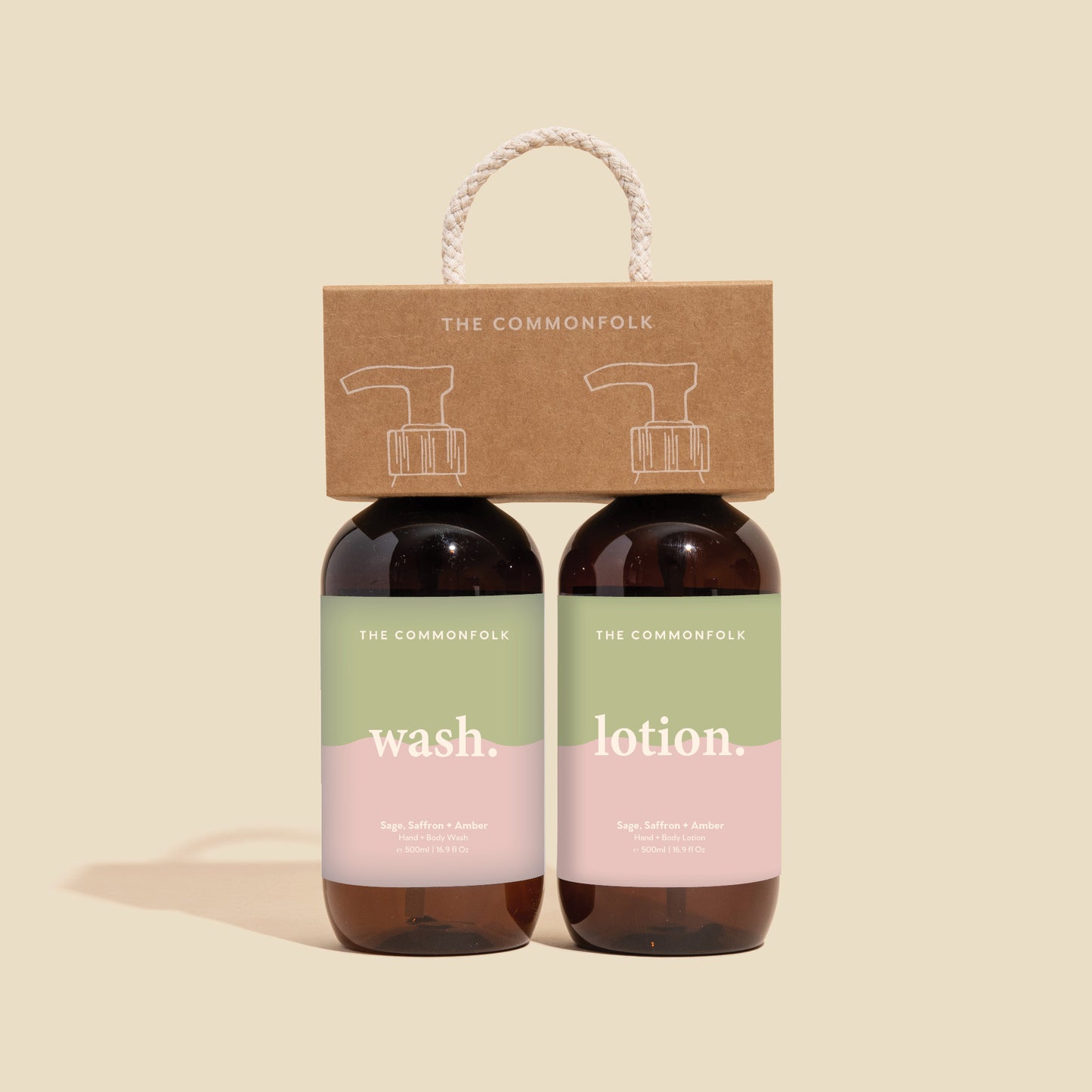 Wash + Lotion Kit - Waves / Sage