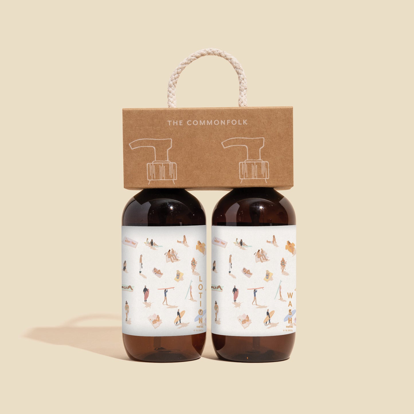 Wash + Lotion Kit - Beach from Above ft. Cut Outs Co