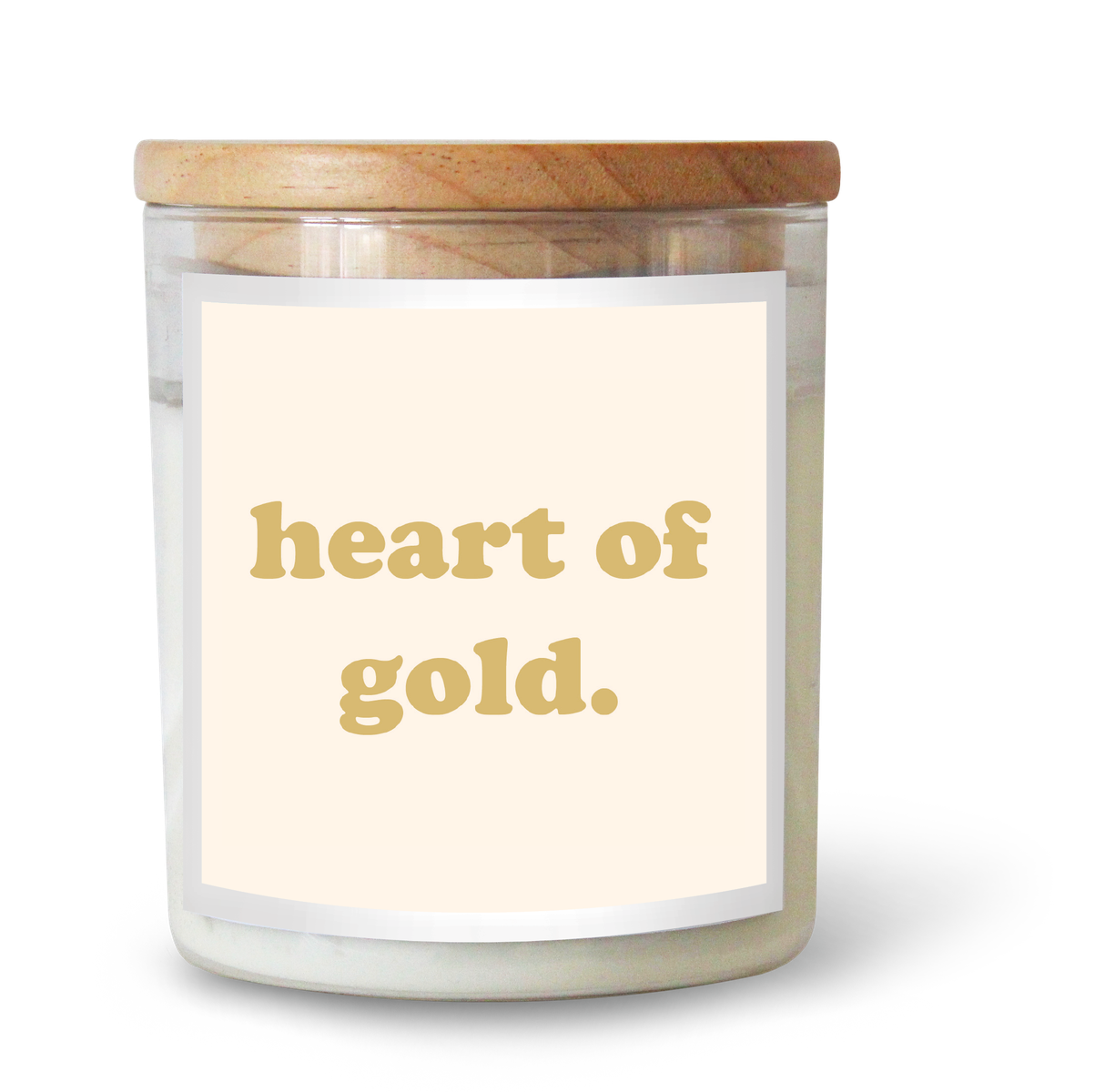 Heart of Gold Candle