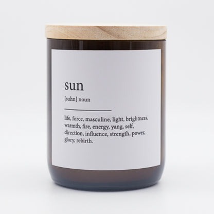 Dictionary Meaning Candle - sun
