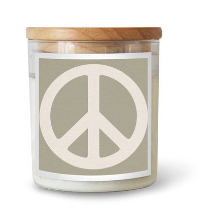 Peace Sign / SAGE Candle