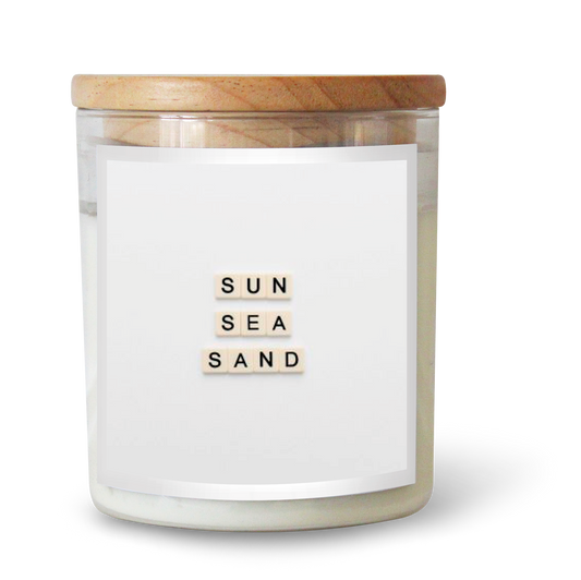 Sun Sea Sand Candle