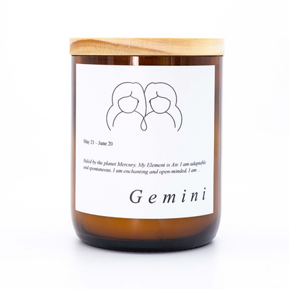 Zodiac Mid Candle - Gemini