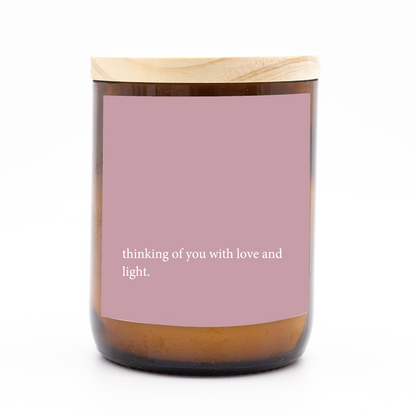 Heartfelt Quote Candle - thinking of you