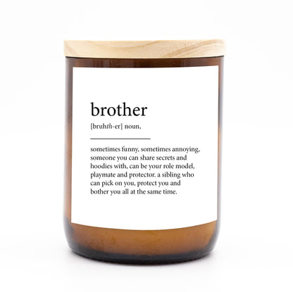 Dictionary Candle - brother
